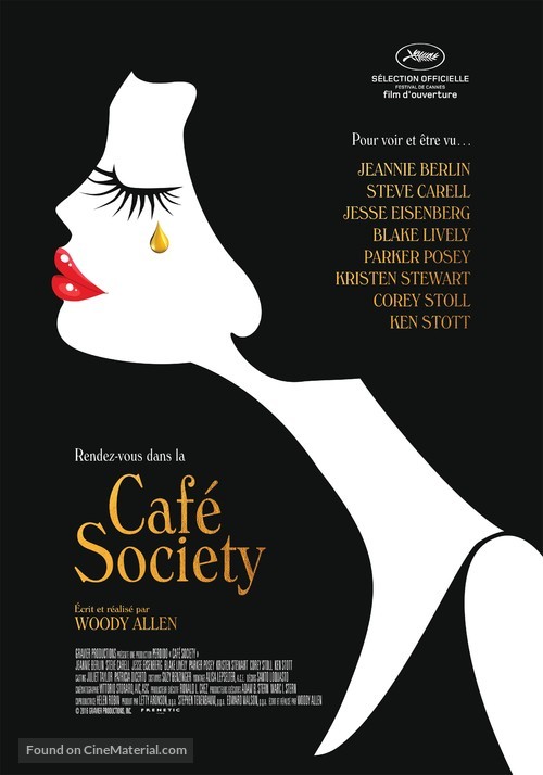 Caf&eacute; Society - Swiss Movie Poster