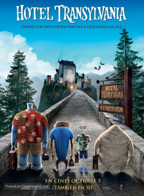 Hotel Transylvania - Colombian Movie Poster