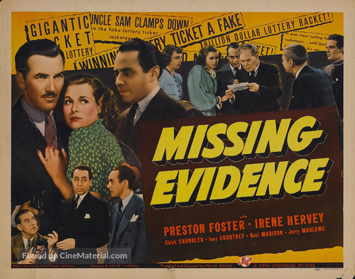 Missing Evidence - Movie Poster