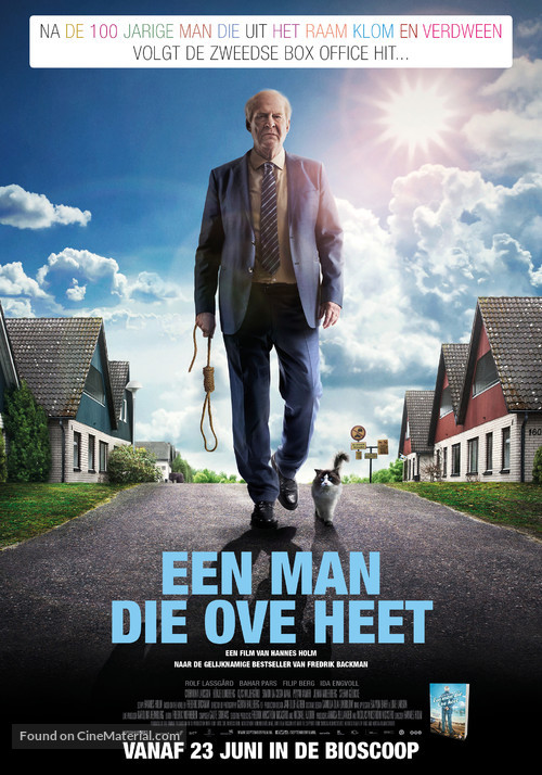 En man som heter Ove - Dutch Movie Poster