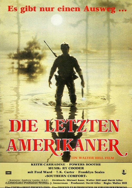Southern Comfort - German Movie Poster