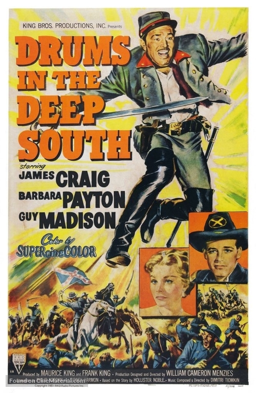 Drums in the Deep South - Movie Poster