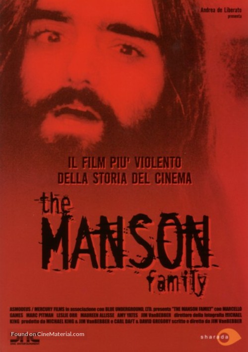 The Manson Family - Italian poster