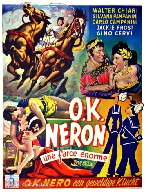 O.K. Nerone - Belgian Movie Poster