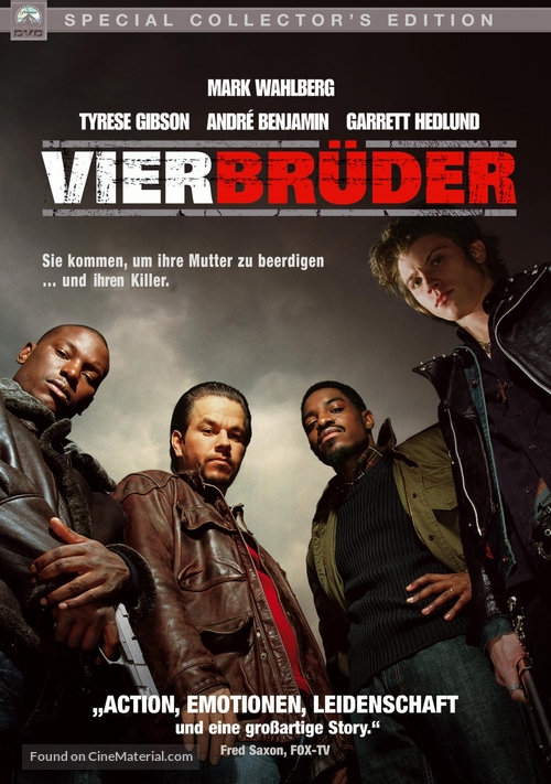 Four Brothers - German DVD movie cover