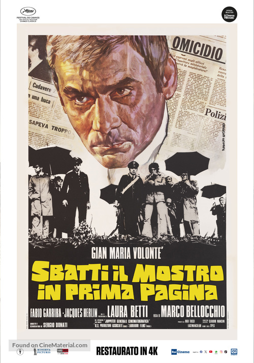 Sbatti il mostro in prima pagina - Italian Movie Poster