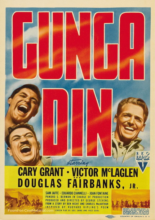 Gunga Din - Movie Poster