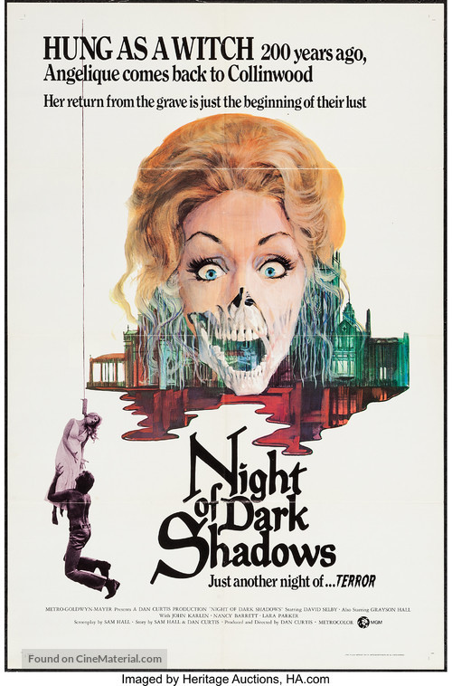 Night of Dark Shadows - Movie Poster