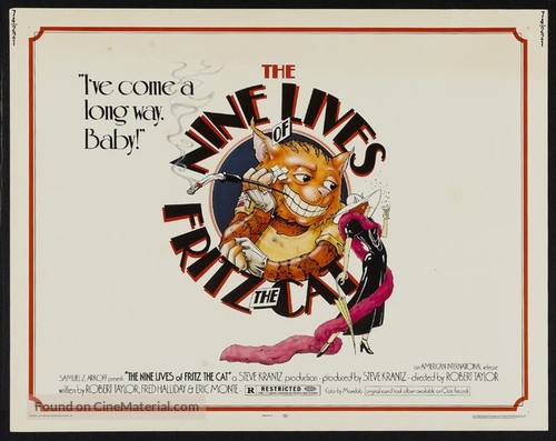 The Nine Lives of Fritz the Cat - Movie Poster