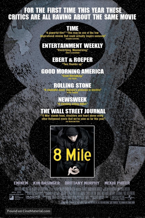 8 Mile - Movie Poster