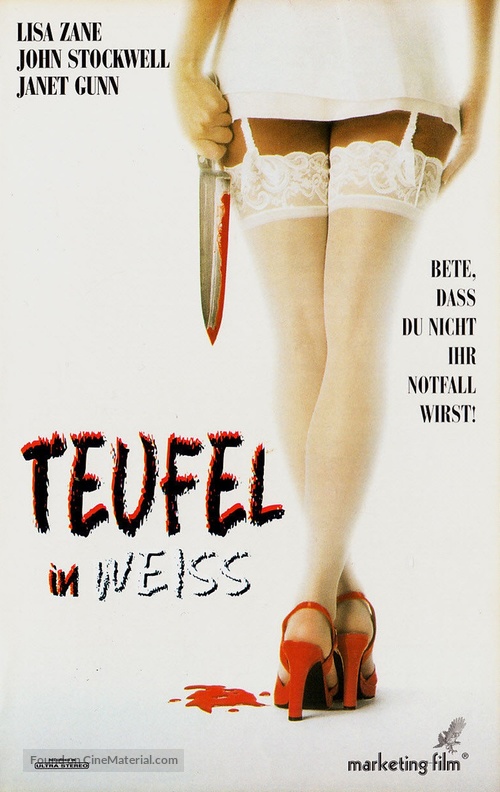 The Nurse - German VHS movie cover