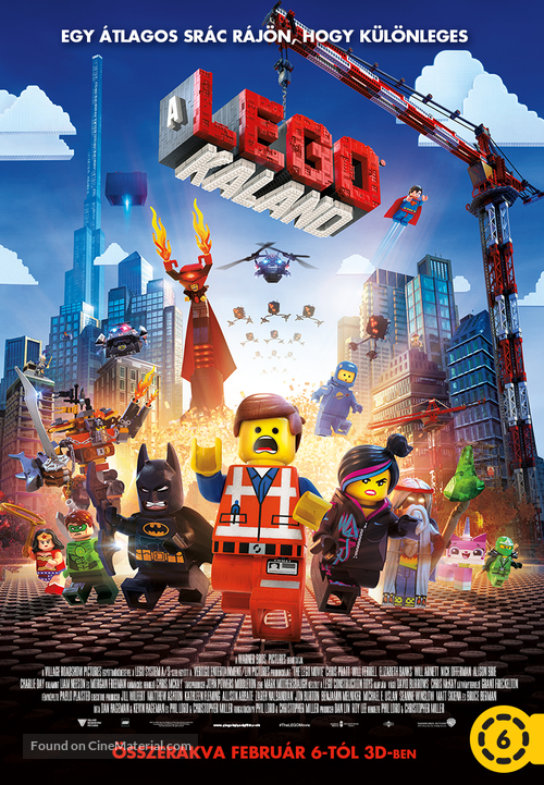 The Lego Movie - Hungarian Movie Poster