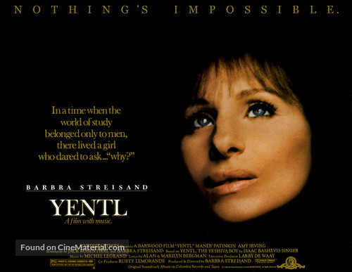 Yentl - British Movie Poster