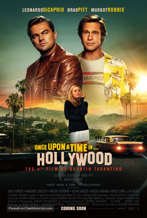 Once Upon a Time in Hollywood - Movie Poster