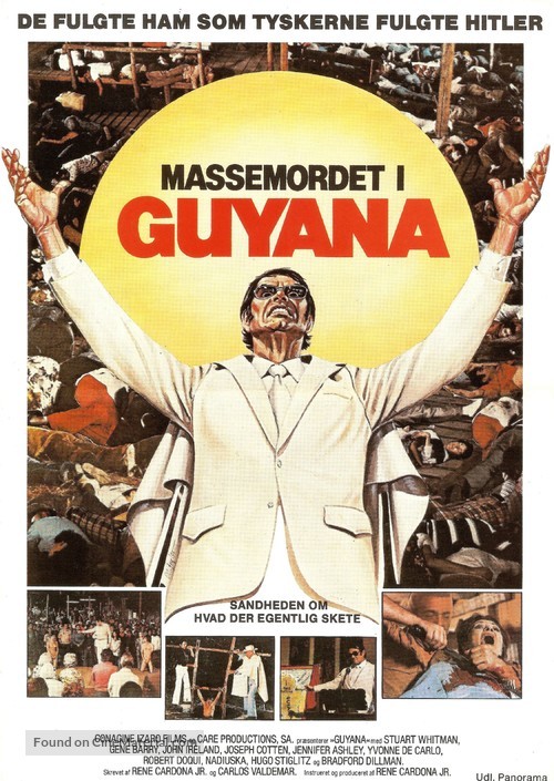 Guyana: Crime of the Century - Danish Movie Poster