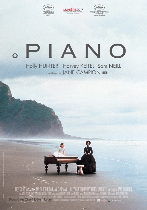 The Piano - Portuguese Movie Poster