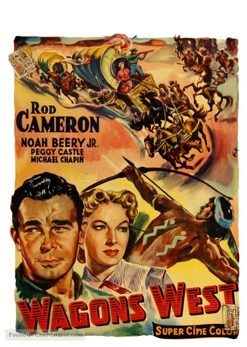 Wagons West - Belgian Movie Poster