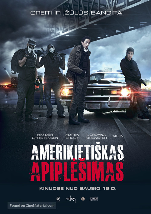 American Heist - Lithuanian Movie Poster