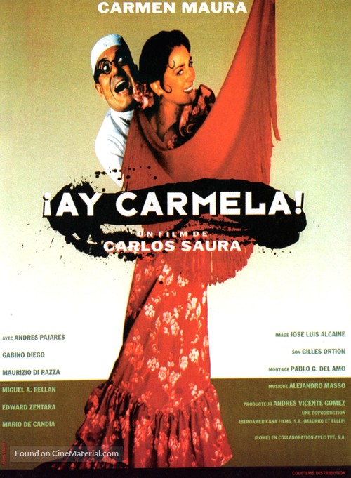 &iexcl;Ay, Carmela! - French Movie Poster
