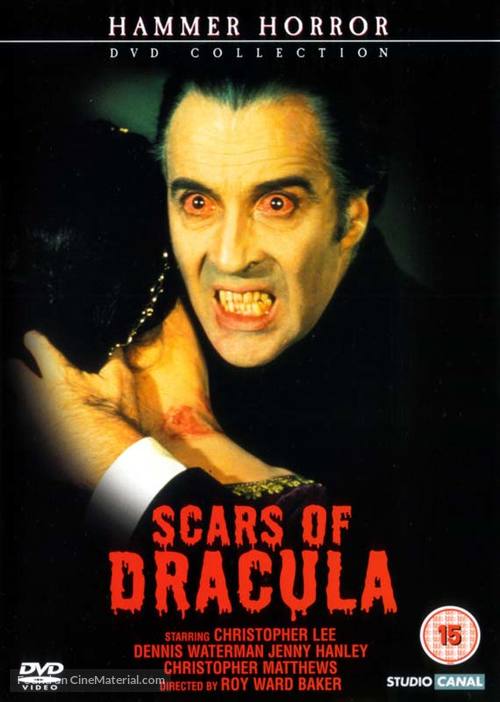 Scars of Dracula - British DVD movie cover