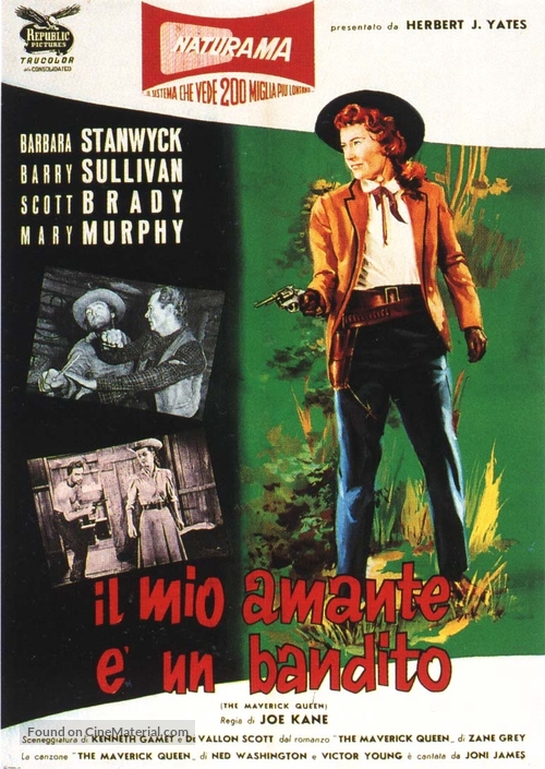 The Maverick Queen - Italian Movie Poster