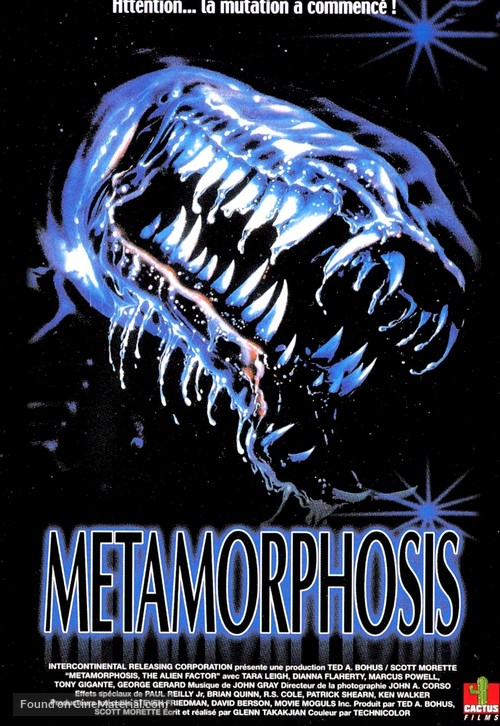 Metamorphosis: The Alien Factor - French Movie Poster