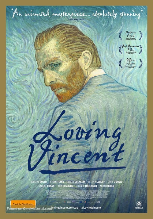 Loving Vincent - Australian Movie Poster