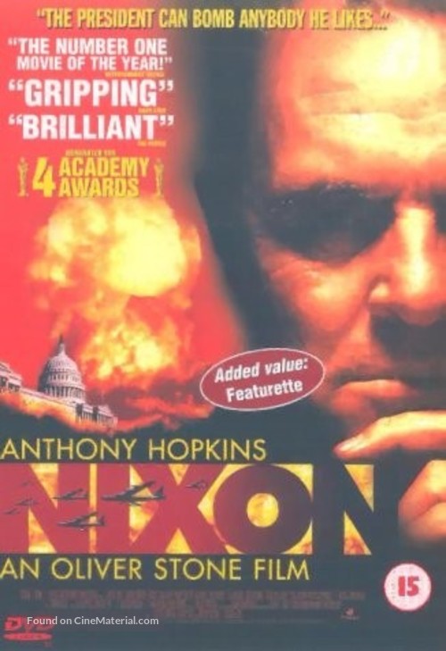 Nixon - British DVD movie cover