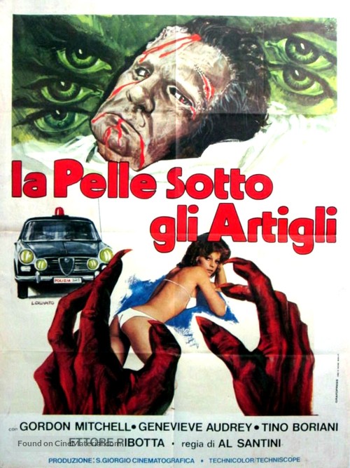 La pelle sotto gli artigli - Italian Movie Poster