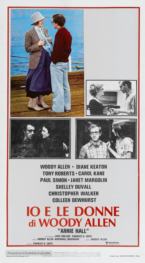 Annie Hall - Italian Movie Poster