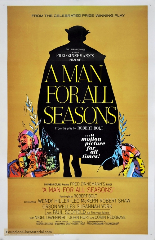 A Man for All Seasons - Movie Poster