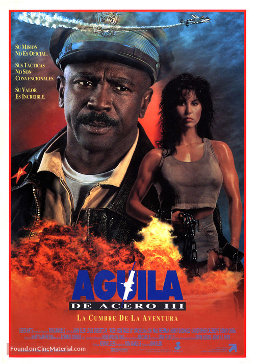 Aces: Iron Eagle III - Spanish Movie Poster