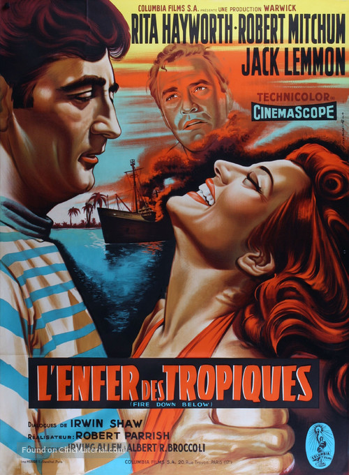 Fire Down Below - French Movie Poster