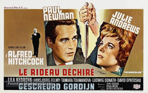 Torn Curtain - Belgian Movie Poster