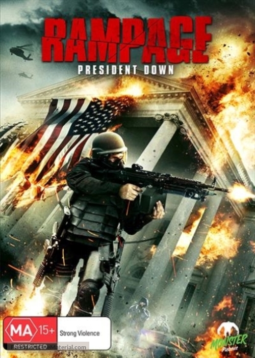 Rampage: President Down - Australian DVD movie cover