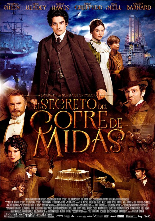 The Adventurer: The Curse of the Midas Box - Spanish Movie Poster