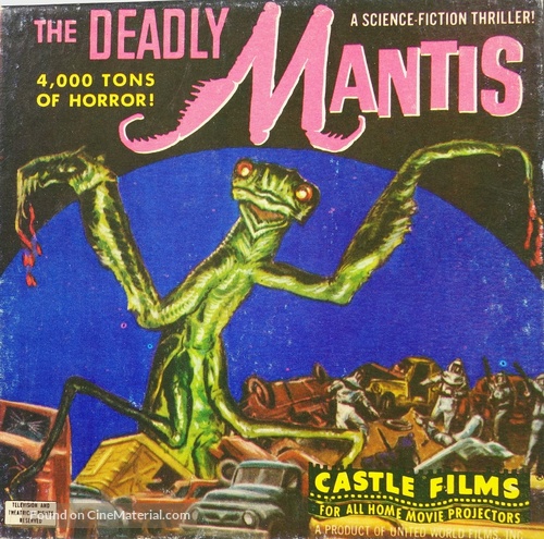The Deadly Mantis - Movie Cover