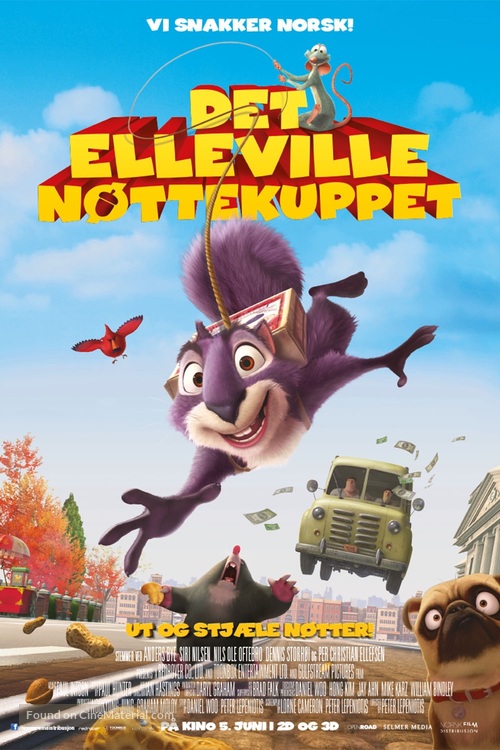 The Nut Job - Norwegian Movie Poster