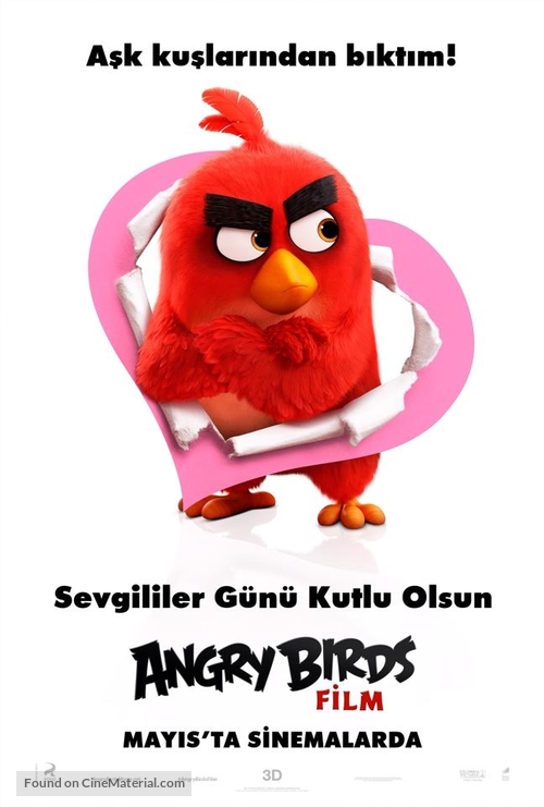The Angry Birds Movie - Turkish Movie Poster