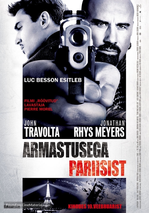 From Paris with Love - Estonian Movie Poster