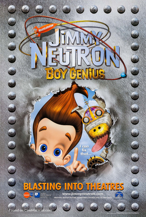 Jimmy Neutron: Boy Genius - Advance movie poster
