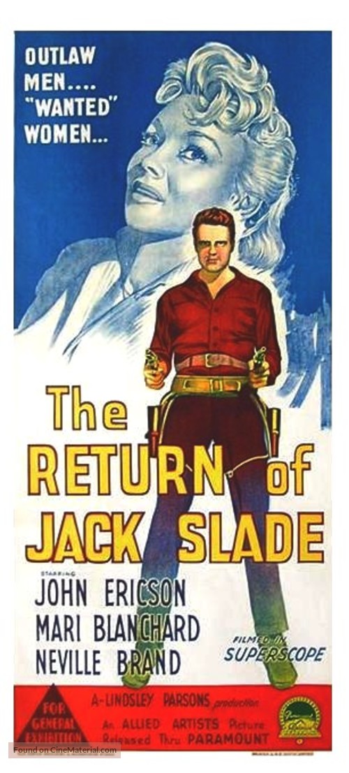 The Return of Jack Slade - Australian Movie Poster