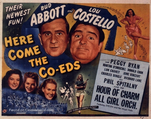 Here Come the Co-eds - British Theatrical movie poster