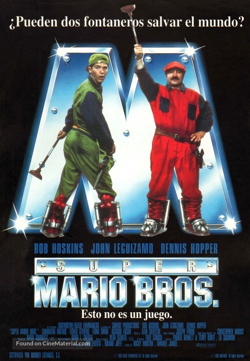 Super Mario Bros. - Spanish Movie Poster