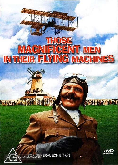 Those Magnificent Men In Their Flying Machines - Australian DVD movie cover