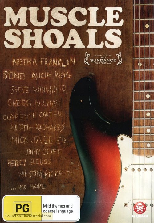 Muscle Shoals - Australian DVD movie cover