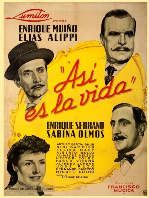 As&iacute; es la vida - Argentinian Movie Poster