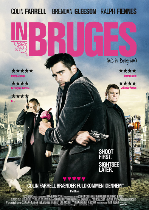 In Bruges - Danish Movie Poster