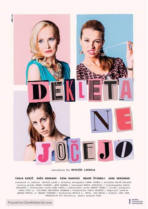 Dekleta ne jocejo - Slovenian Movie Poster