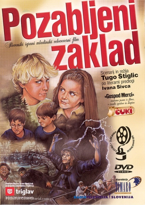 Pozabljeni zaklad - Slovenian DVD movie cover